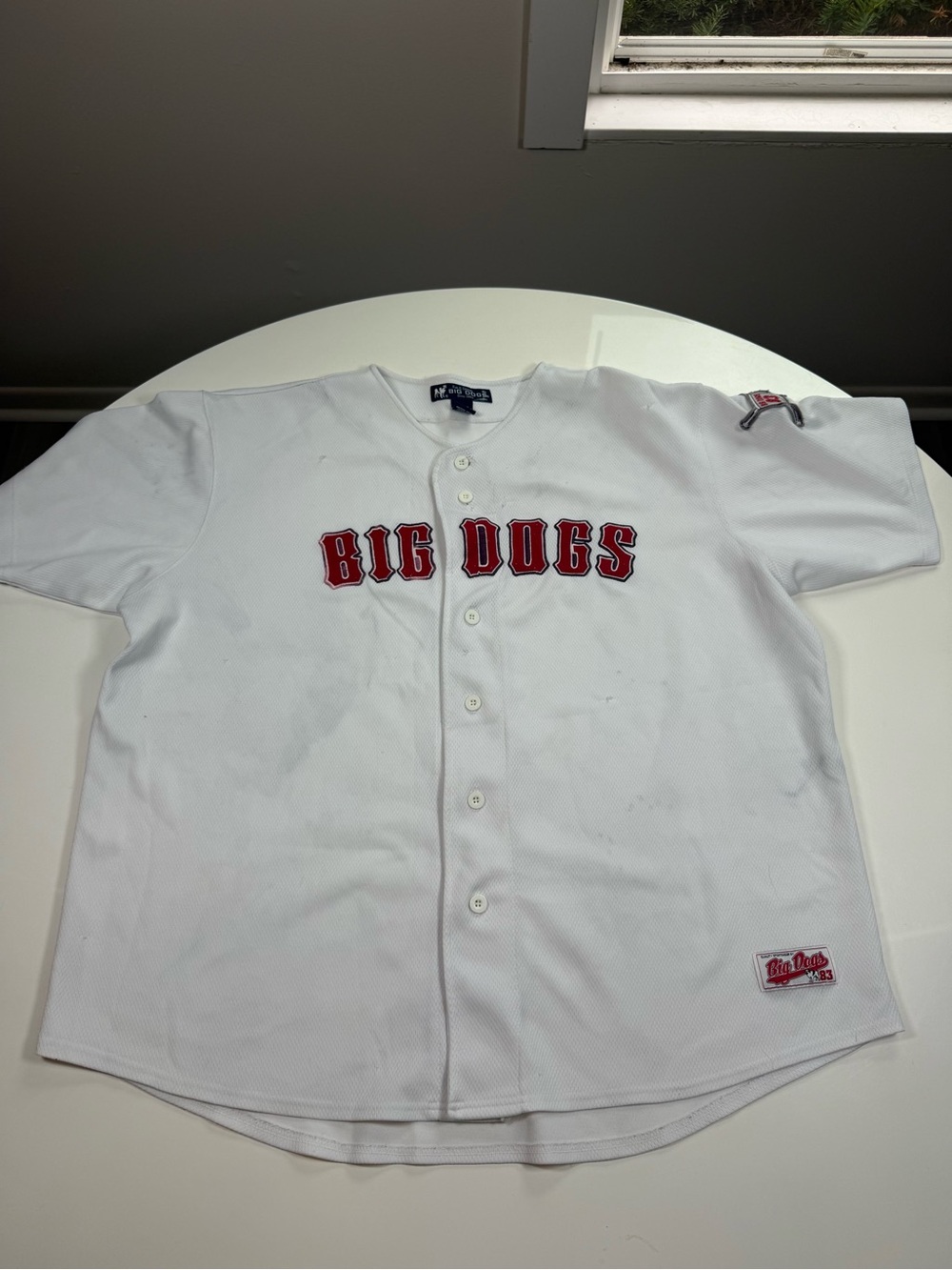 Vintage Big Dogs Baseball Jersey Top